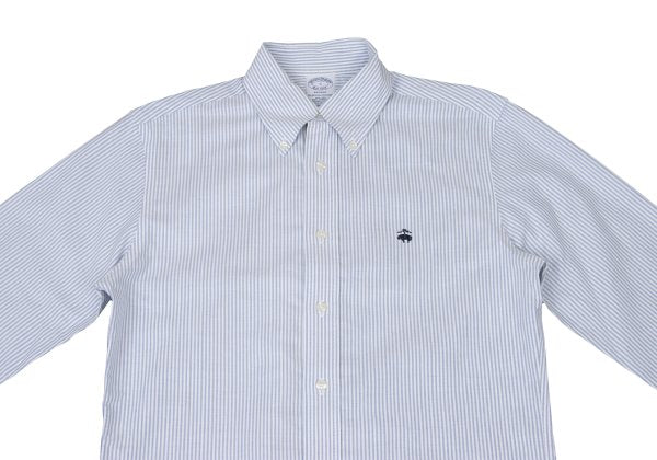 Brooks Brothers Striped Button-Down Shirt Light Blue Size S