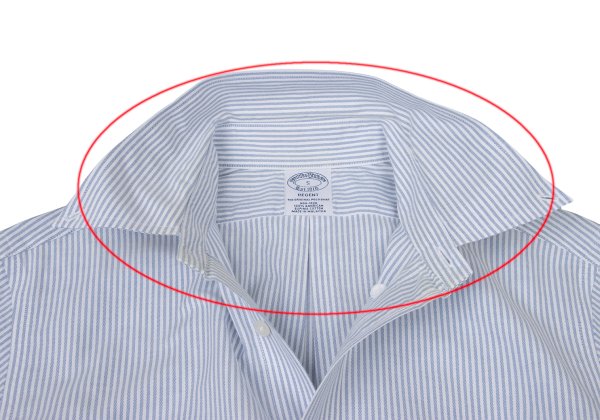 Brooks Brothers Striped Button-Down Shirt Light Blue Size S
