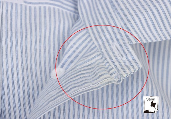 Brooks Brothers Striped Button-Down Shirt Light Blue Size S
