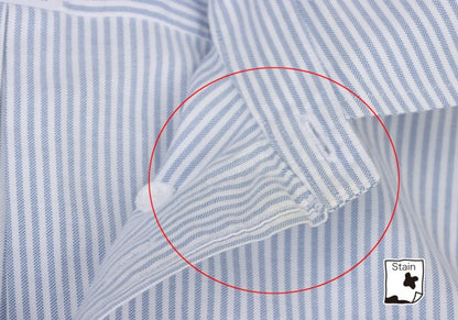 Brooks Brothers Striped Button-Down Shirt Light Blue Size S