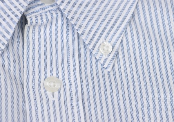 Brooks Brothers Striped Button-Down Shirt Light Blue Size S