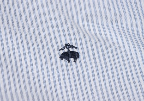 Brooks Brothers Striped Button-Down Shirt Light Blue Size S