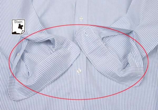Brooks Brothers Striped Button-Down Shirt Light Blue Size S