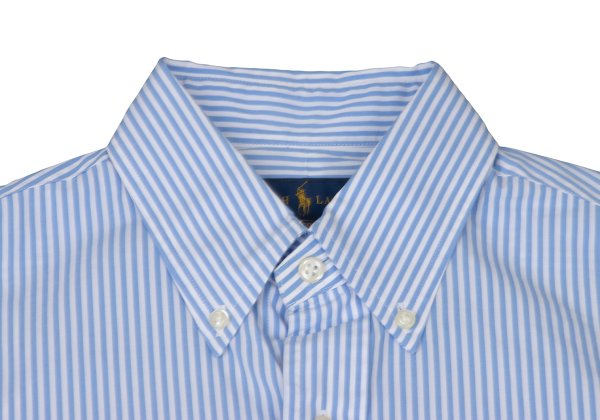 Ralph Lauren Striped Button-Down Shirt Blue Size S