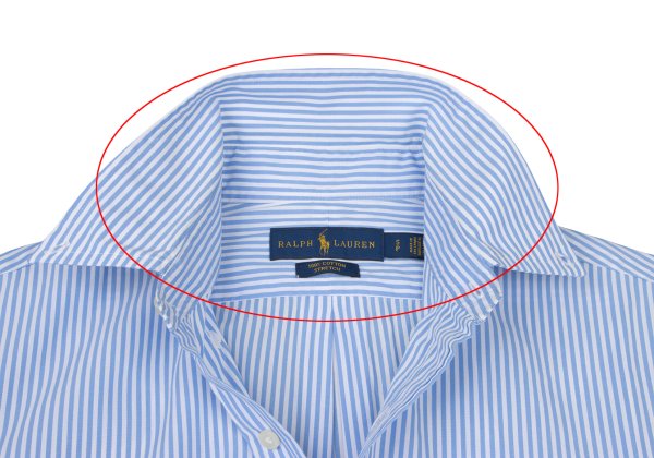 Ralph Lauren Striped Button-Down Shirt Blue Size S