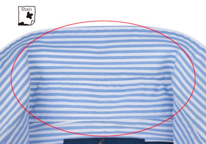 Ralph Lauren Striped Button-Down Shirt Blue Size S