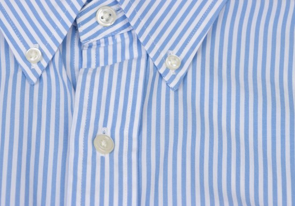 Ralph Lauren Striped Button-Down Shirt Blue Size S