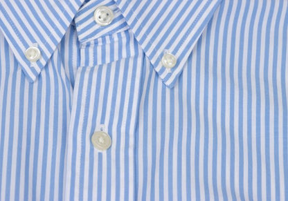 Ralph Lauren Striped Button-Down Shirt Blue Size S
