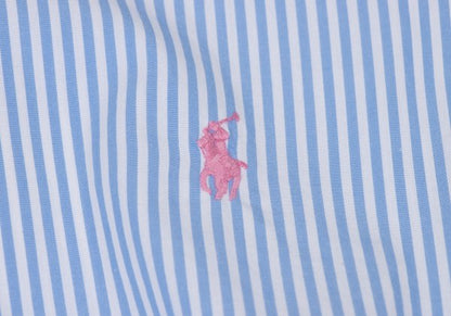 Ralph Lauren Striped Button-Down Shirt Blue Size S