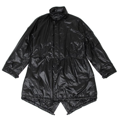 Yohji Yamamoto POUR HOMME Quilted Nylon Coat Black Size 4