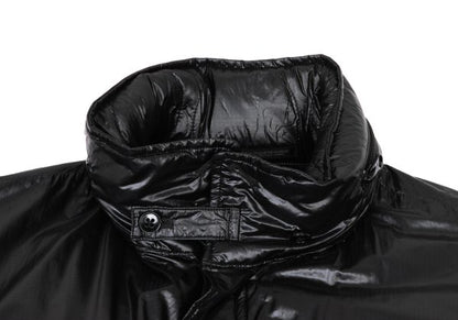 Yohji Yamamoto POUR HOMME Quilted Nylon Coat Black Size 4