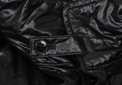 Yohji Yamamoto POUR HOMME Quilted Nylon Coat Black Size 4