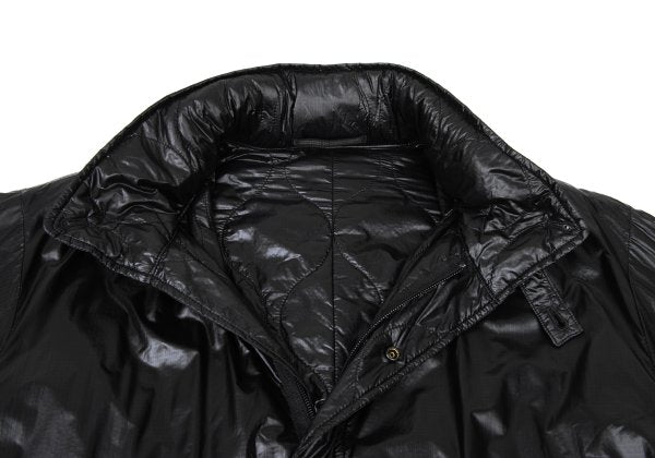 Yohji Yamamoto POUR HOMME Quilted Nylon Coat Black Size 4
