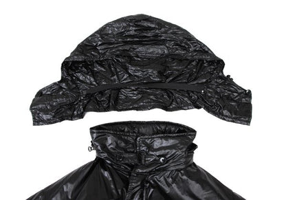 Yohji Yamamoto POUR HOMME Quilted Nylon Coat Black Size 4