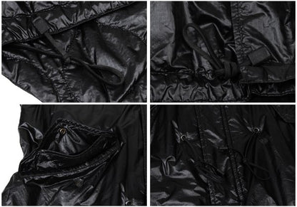 Yohji Yamamoto POUR HOMME Quilted Nylon Coat Black Size 4