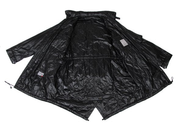 Yohji Yamamoto POUR HOMME Quilted Nylon Coat Black Size 4