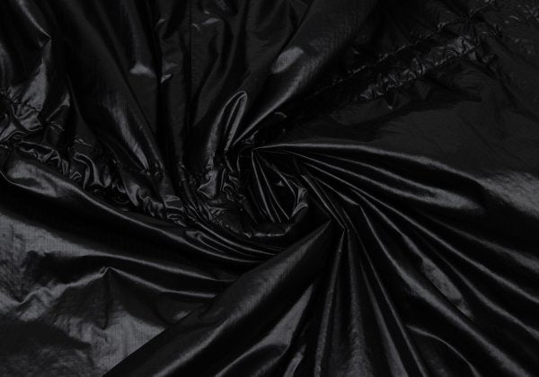 Yohji Yamamoto POUR HOMME Quilted Nylon Coat Black Size 4