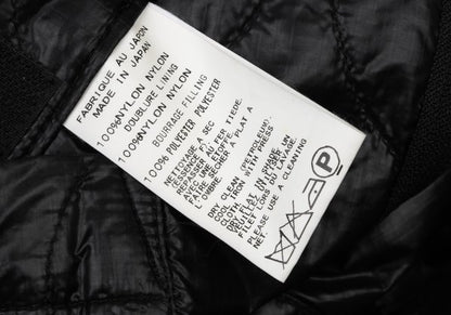 Yohji Yamamoto POUR HOMME Quilted Nylon Coat Black Size 4