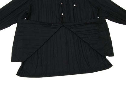 ISSEY MIYAKE MEN 97AW Poly Wrinkle Pleat Shirt Black Size L