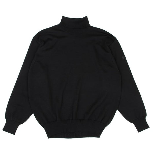 BURBERRY Wool Turtleneck Sweater Black Size L