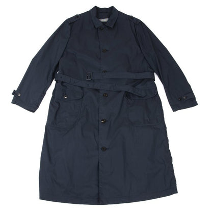 Papas Cotton Poly Check Liner Coat Navy Size 48M