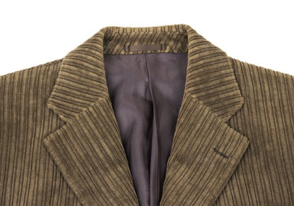 LANVIN collection Cashmere Blend Cotton Jacket Brown Size S