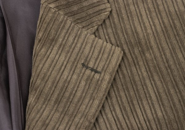 LANVIN collection Cashmere Blend Cotton Jacket Brown Size S