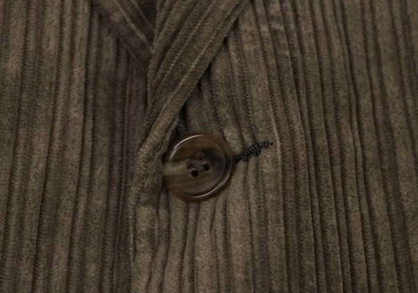 LANVIN collection Cashmere Blend Cotton Jacket Brown Size S
