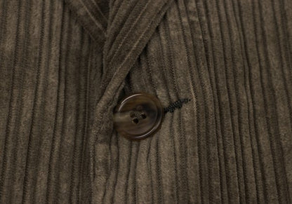 LANVIN collection Cashmere Blend Cotton Jacket Brown Size S