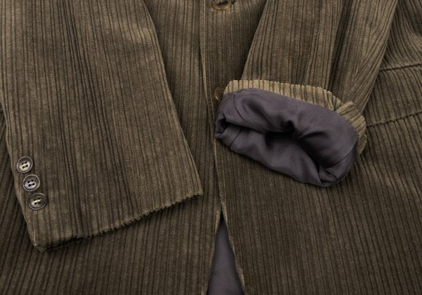 LANVIN collection Cashmere Blend Cotton Jacket Brown Size S