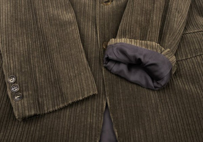 LANVIN collection Cashmere Blend Cotton Jacket Brown Size S