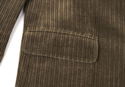 LANVIN collection Cashmere Blend Cotton Jacket Brown Size S