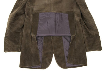 LANVIN collection Cashmere Blend Cotton Jacket Brown Size S
