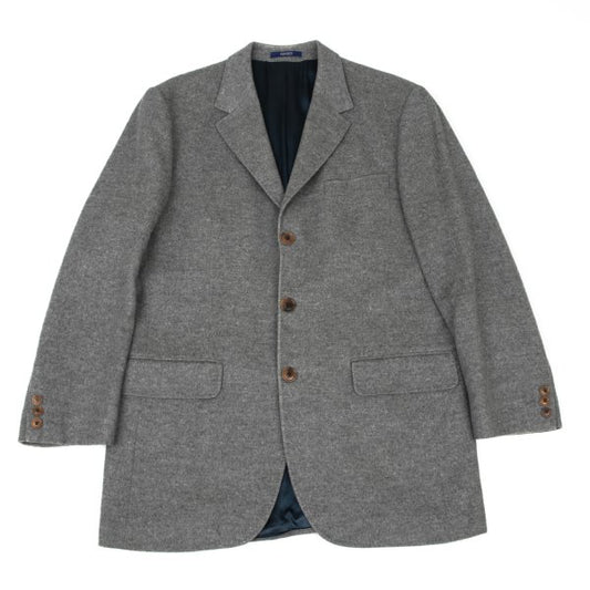 KENZO Wool Angora Tailored Blazer Gray Size 50