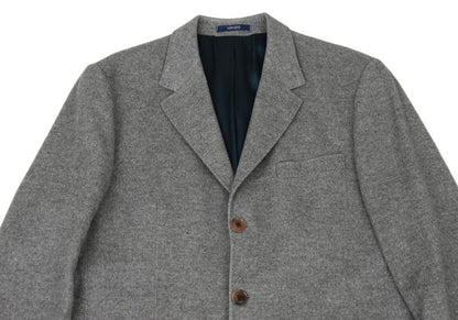 KENZO Wool Angora Tailored Blazer Gray Size 50