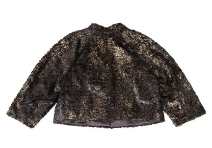 L'EQUIPE YOSHIE INABA Metallic Paint Jacket Brown Size 40