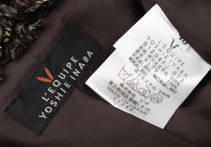 L'EQUIPE YOSHIE INABA Metallic Paint Jacket Brown Size 40