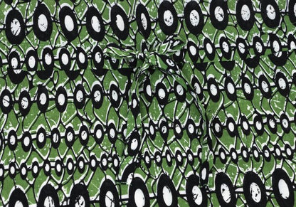 L'EQUIPE YOSHIE INABA Cotton Silk Dress Green Size 38