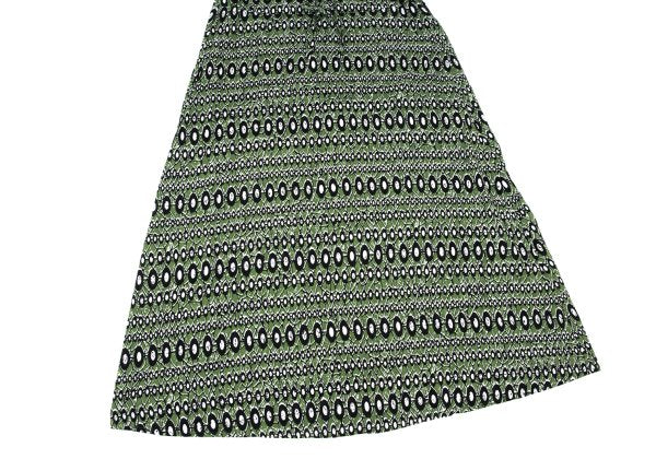 L'EQUIPE YOSHIE INABA Cotton Silk Dress Green Size 38