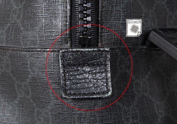 GUCCI GG Black GG Supreme PVC Coated Boston Bag