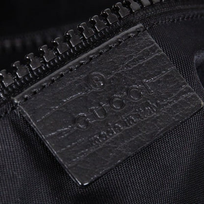 GUCCI GG Black GG Supreme PVC Coated Boston Bag