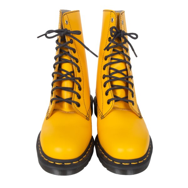 Dr Martens Y's Collab Back Zip Boots Yellow Size UK7 (26cm)