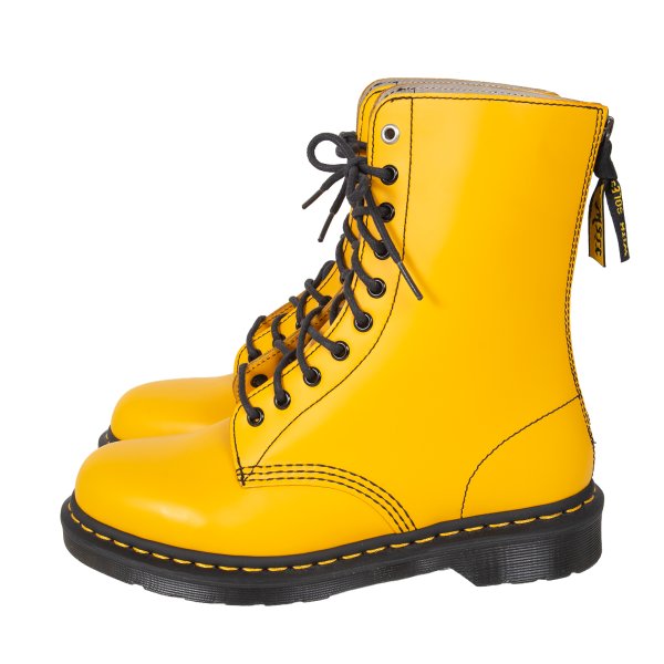 Dr Martens Y's Collab Back Zip Boots Yellow Size UK7 (26cm)