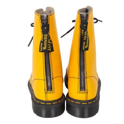 Dr Martens Y's Collab Back Zip Boots Yellow Size UK7 (26cm)