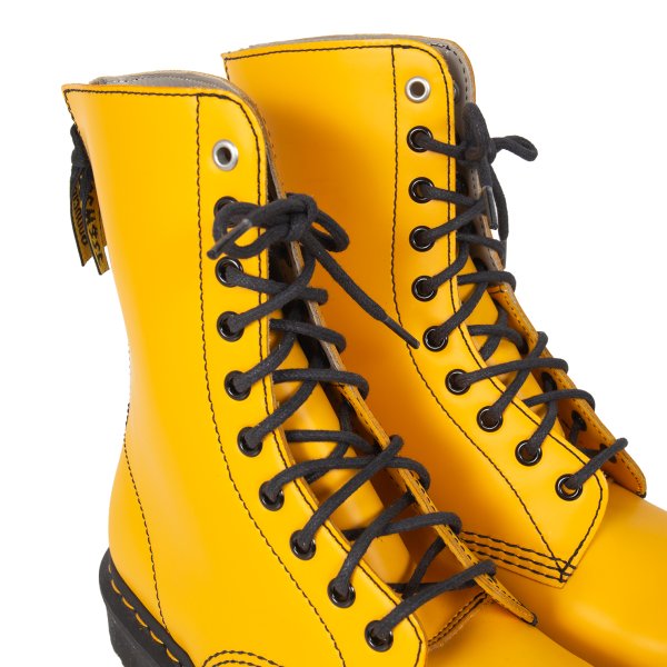Dr Martens Y's Collab Back Zip Boots Yellow Size UK7 (26cm)