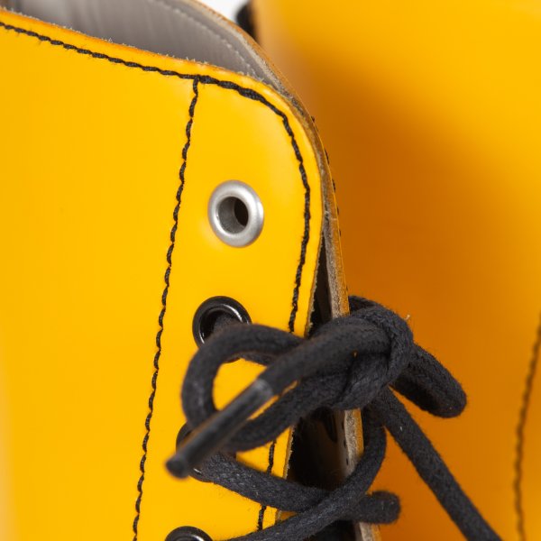 Dr Martens Y's Collab Back Zip Boots Yellow Size UK7 (26cm)
