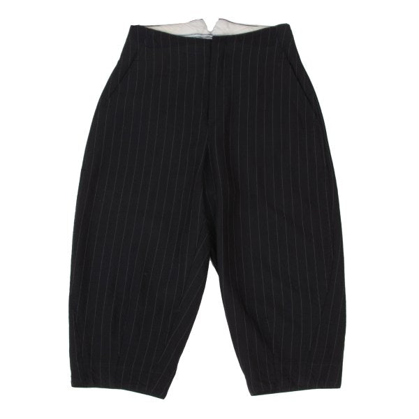 COMME des GARCONS Wool Stripe Harem Pants Navy Size S