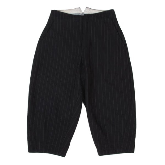 COMME des GARCONS Wool Stripe Harem Pants Navy Size S