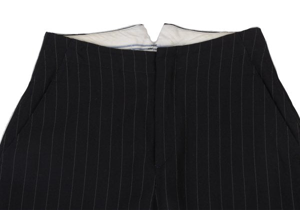COMME des GARCONS Wool Stripe Harem Pants Navy Size S
