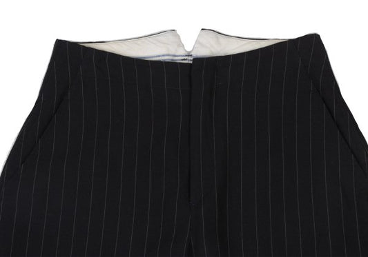 COMME des GARCONS Wool Stripe Harem Pants Navy Size S